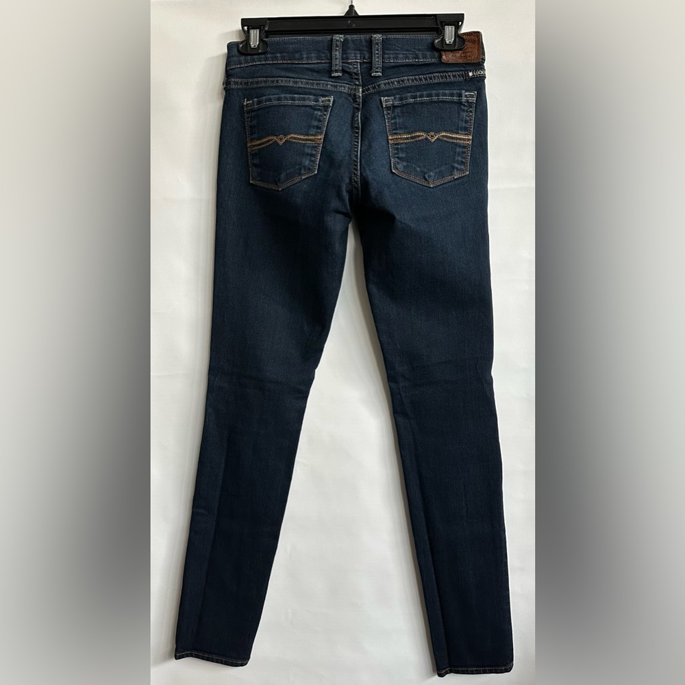 Lucky Brand Charlie Skinny Ankle Jeans Low Rise Size 00/24 - Picture 4 of 13